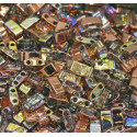 Half Tila Miyuki 5*2mm Cristal Copper Rainbow HTL-55020