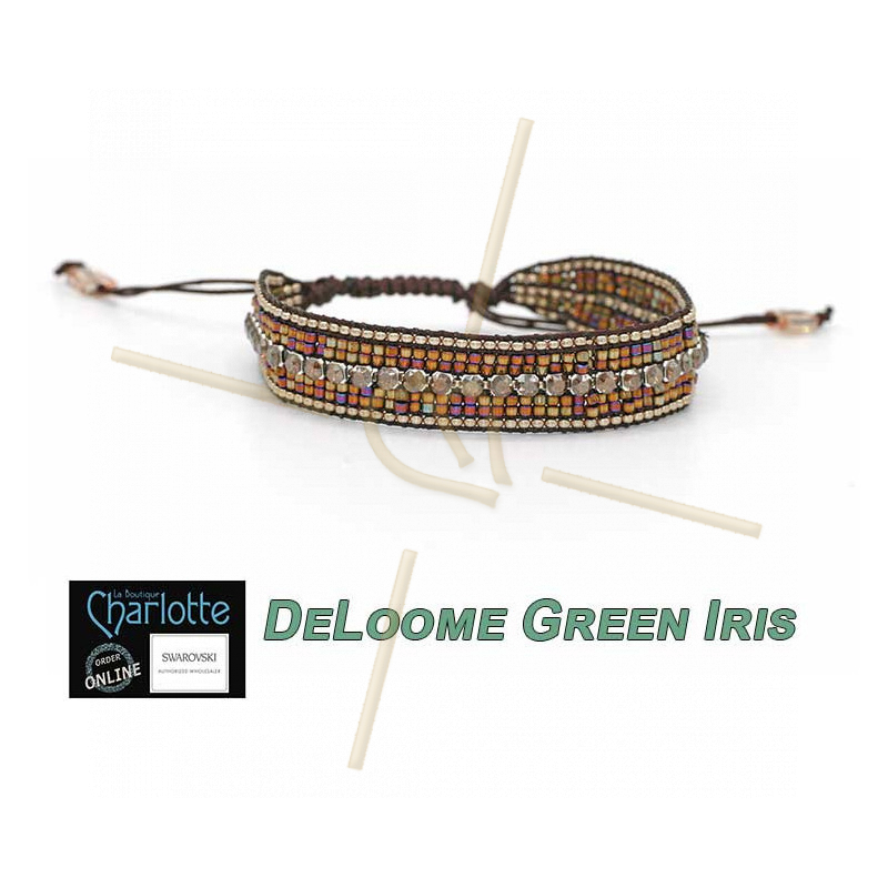 Kit armband DeLoome Green Iris