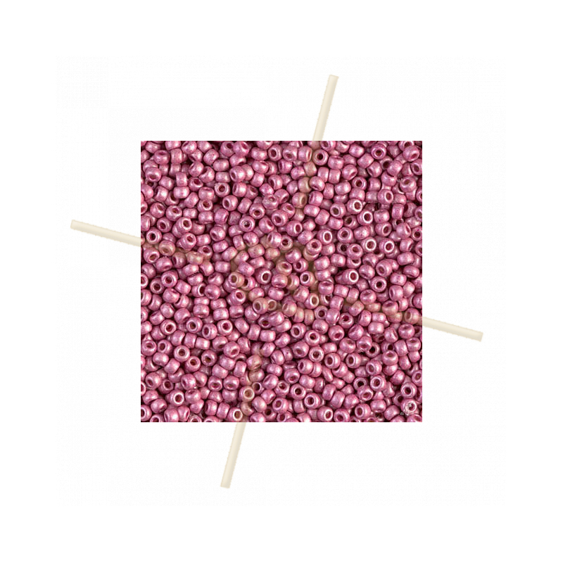 Rocaille 11/0 Miyuki Pink Duracoat Matte 4210F