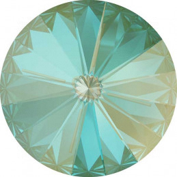 Swarovski 1122 - 14mm Rivoli Silky Sage DeLite L147D