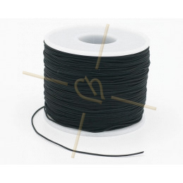 Macramé touw 0.5mm polyester black