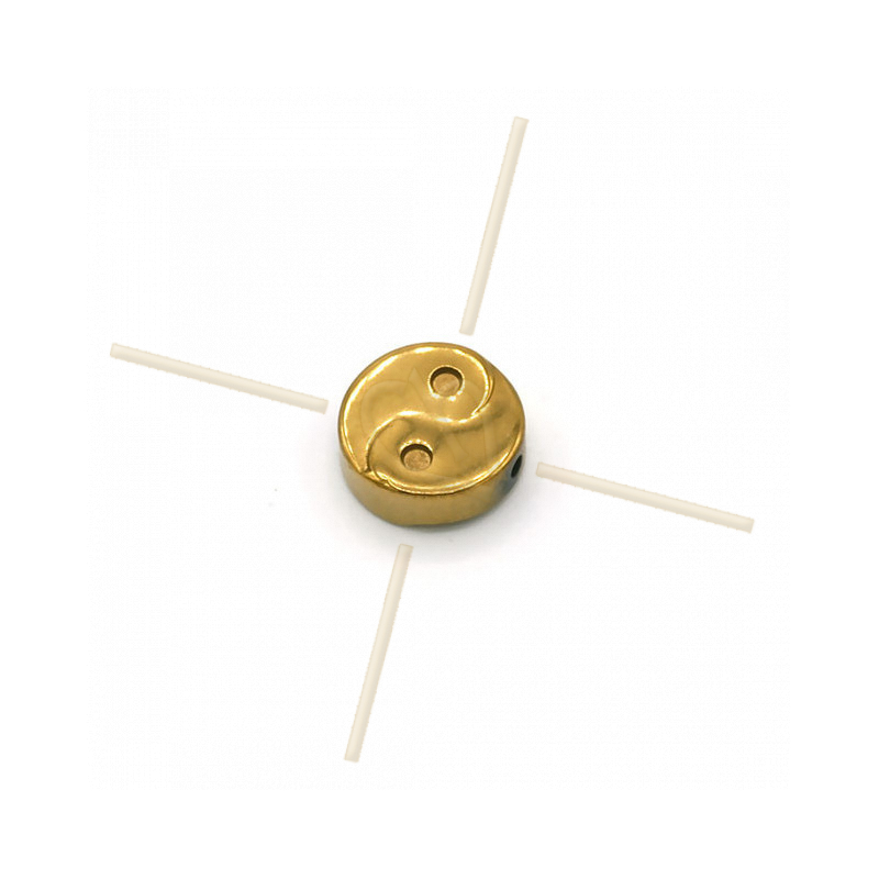 Hematite Ronde Ying Yang