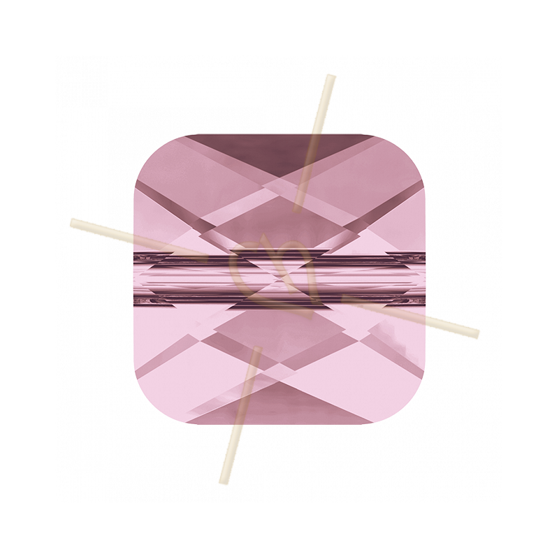 Swarovski Mini Square Bead 6mm 5053 Antique Pink ANTP