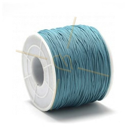 Macramé touw 0.5mm polyester Turquoise