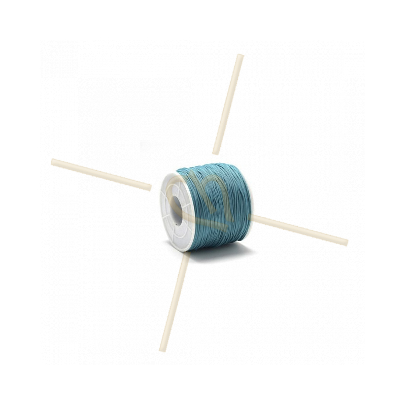 Macramé cordon 0.5mm  polyester Turquoise
