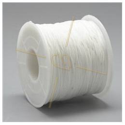 Macramé cordon 0.5mm  polyester Blanc