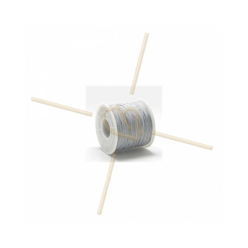 Macramé cord 0.5mm polyester Light Grey