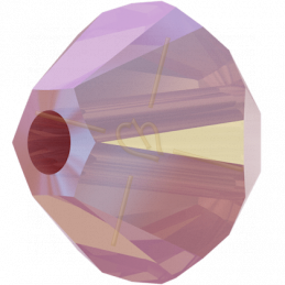 Swarovski 5328 toupie 4mm Rose Water Opal Shimmer