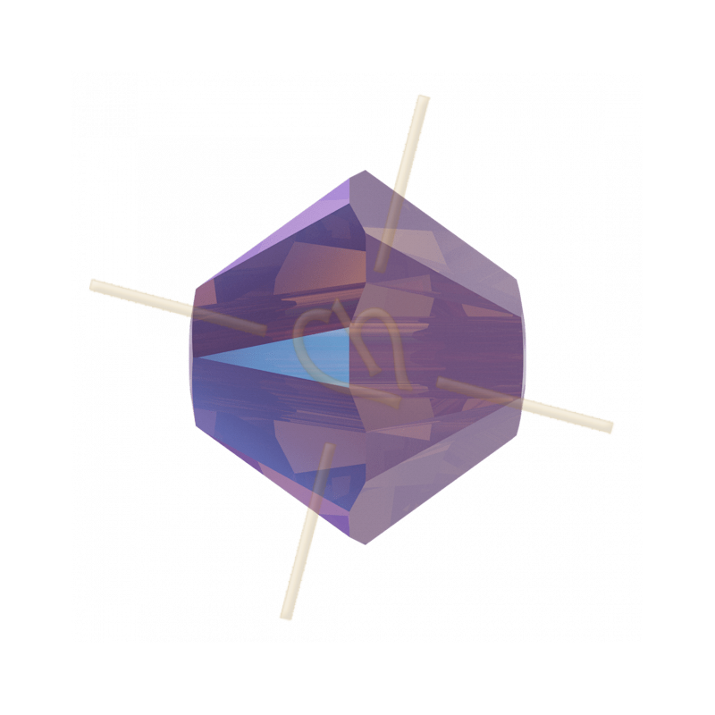 Swarovski 5328 tolletje 4mm Cyclamen Opal Shimmer