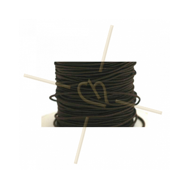 Elastic cord for hygienic masks 1.3mm Brown