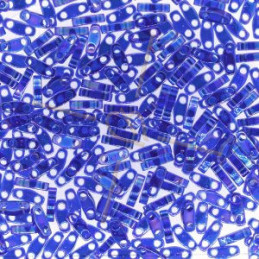 Miyuki Quarter Tila Blue Cobalt Lustered 177