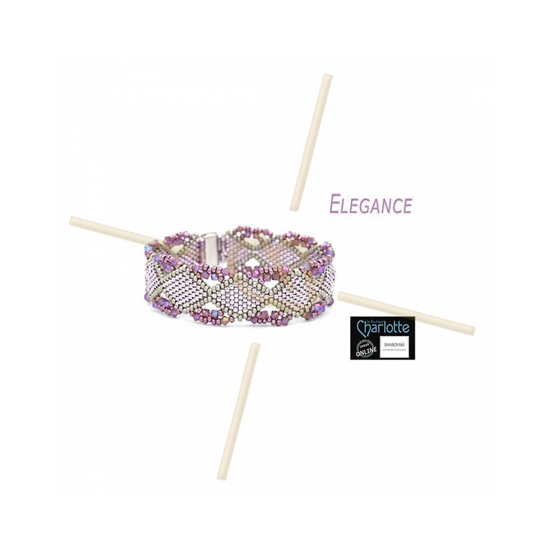 Kit Armband Elegance Spring Purple