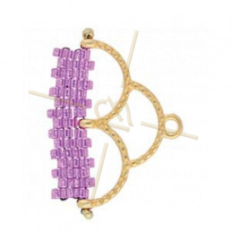 Cymbal Finding  - SKALOTI III - Delica - Embout Rose Gold Plated