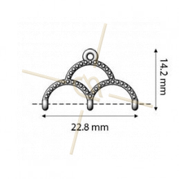 Cymbal Finding  - SKALOTI III - Delica - Ending Rose Gold Plated
