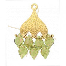 Cymbal Connector  - TOURLOS - gemduo connector - Ending Gold Plated