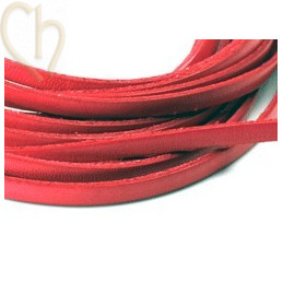 cuir plat 5mm coral