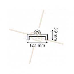 Cymbal Finding  - Topolia II - Delica - Ending Rose Gold Plated