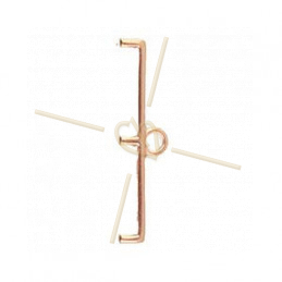 Cymbal Finding  - Topolia III- Delica - Eindstuk Rose Gold Plated