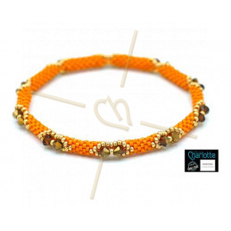 Kit Bangle Bracelet Orange KumQuat