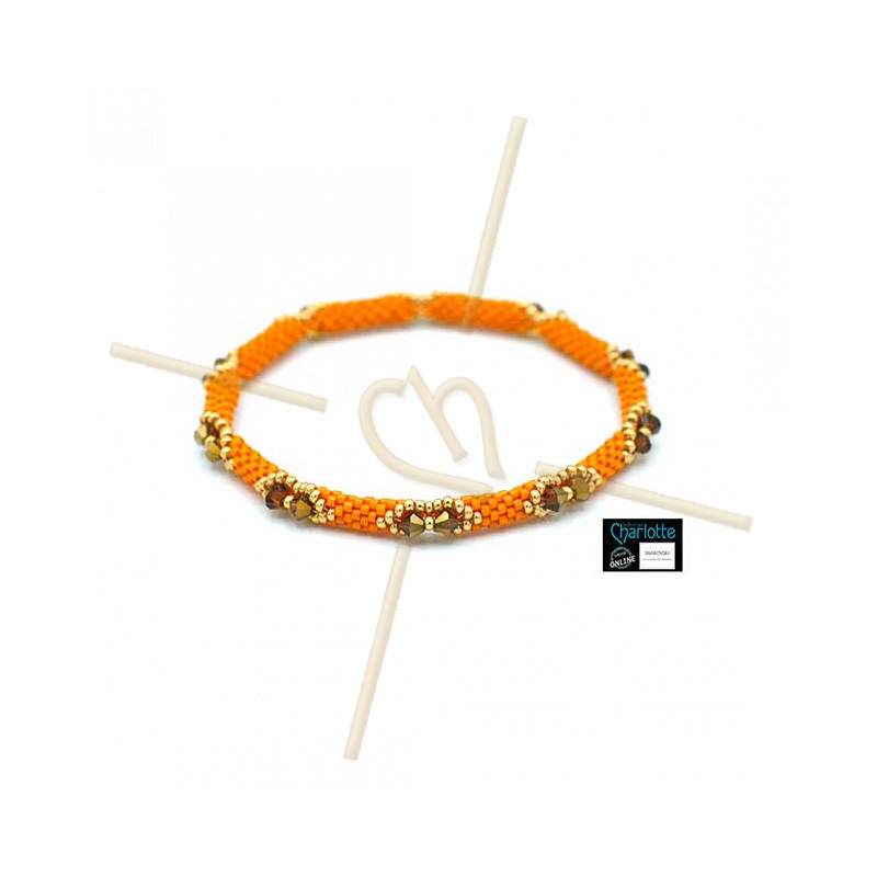 Bangle Bracelet Orange KumQuat