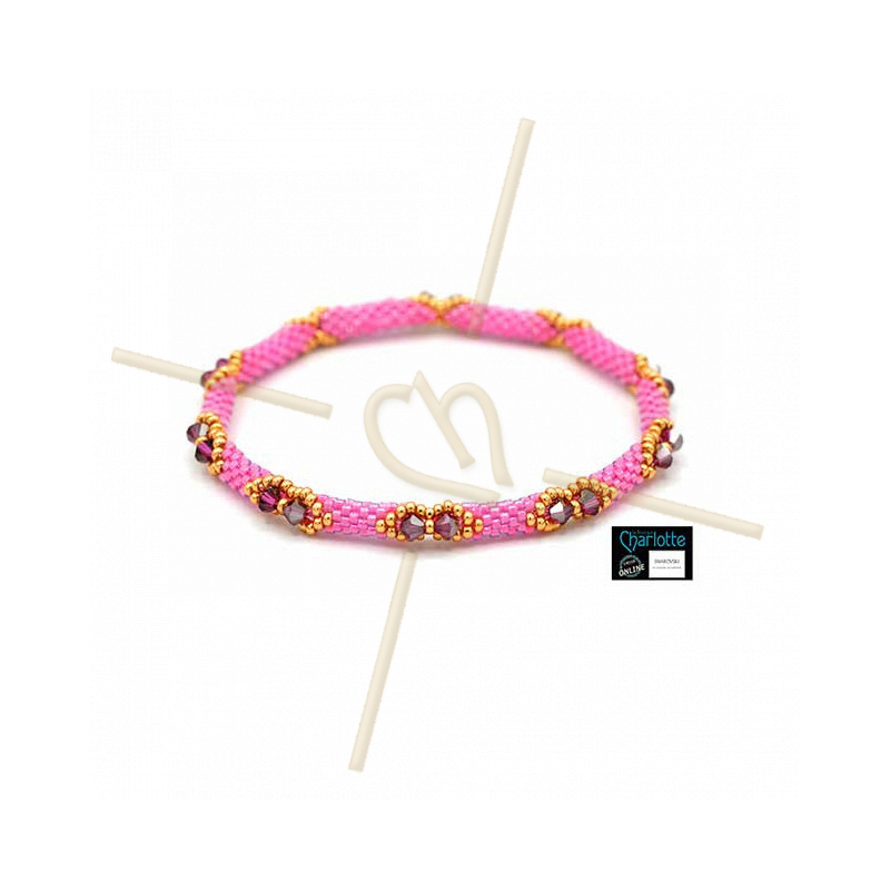 Kit Bangle armband Pink Taffy