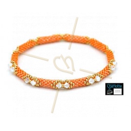 Kit Bangle armband Orange Luster