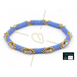 Bangle Bracelet Light Sapphire Ab