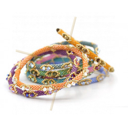 Kit Bangle armband Cranberry