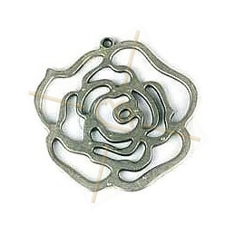 pendant flower rose 44mm