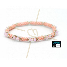 Kit Bangle armband LumiPastel Pink Luster