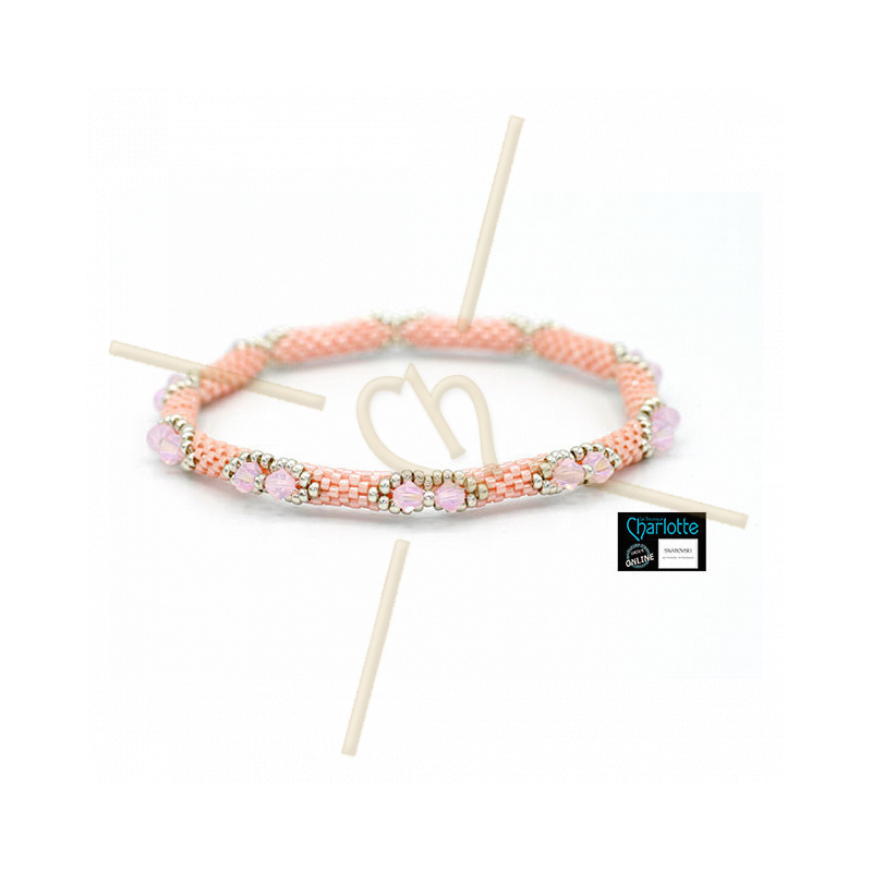 Kit Bangle armband LumiPastel Pink Luster