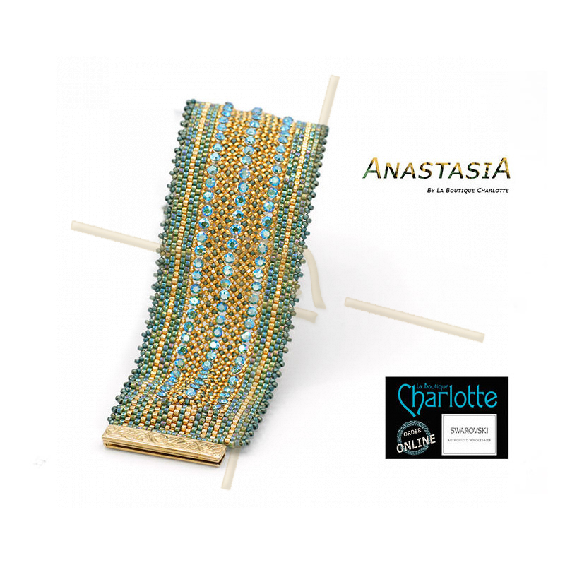 Kit Bracelet Anastasia Green Gold