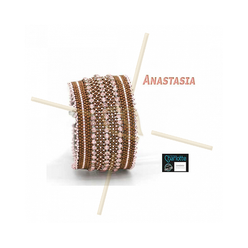 Kit Bracelet Anastasia Pink Brown Kit Bracelet Anastasia Pink Brown