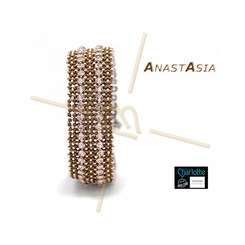 Kit armband Anastasia Rose Bronze smal