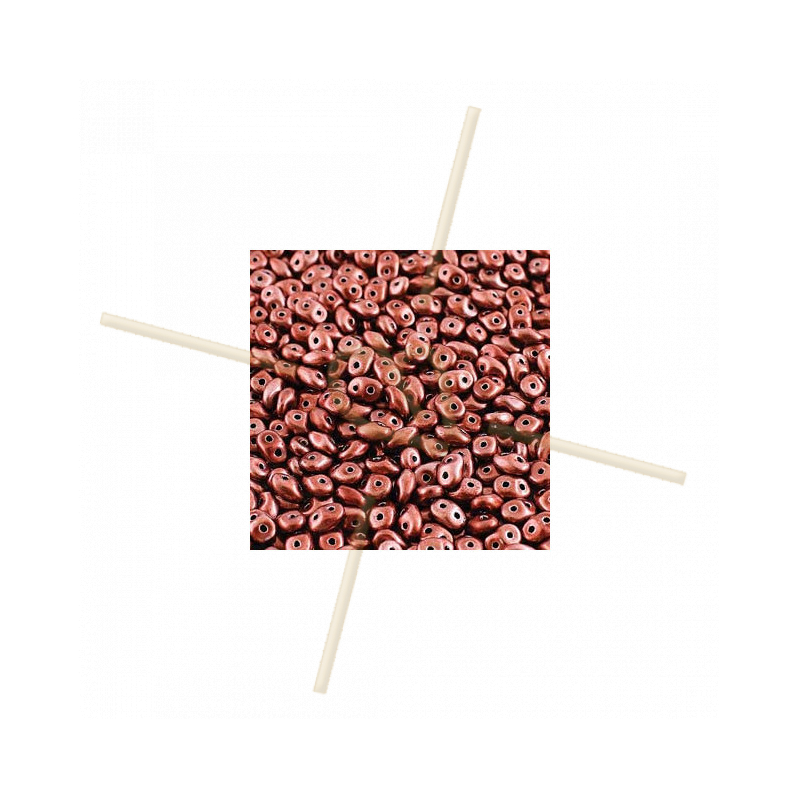 Superduo Matubo Metalust Burnt Copper DUO523980-24201 Superduo Matubo Metalust Burnt Copper DUO523980-24201