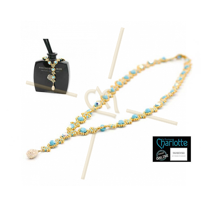 kit Necklace Julia Turqoise Gold kit Necklace Julia Turqoise Gold