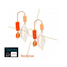 Heishi rondellen 6mm Geel String 40 cm.