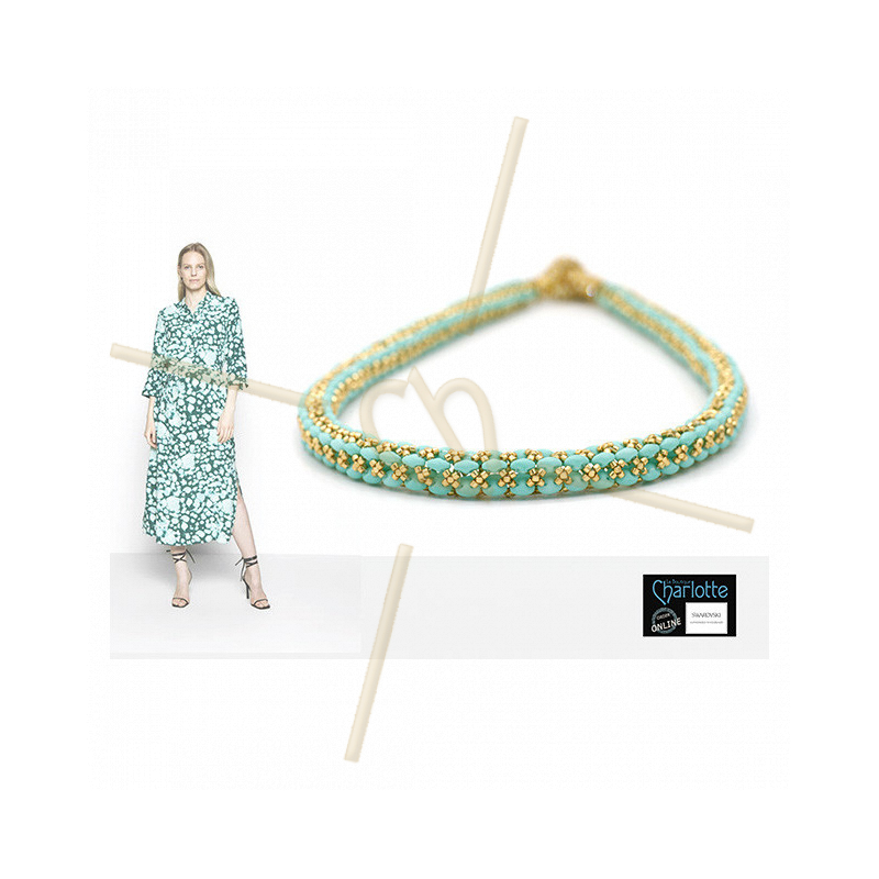 Kit du Collier Laura Turquoise