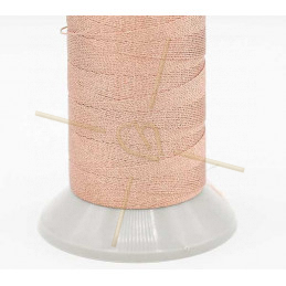 Thread Poly Metallic 0.8mm Rose Gold Metallic