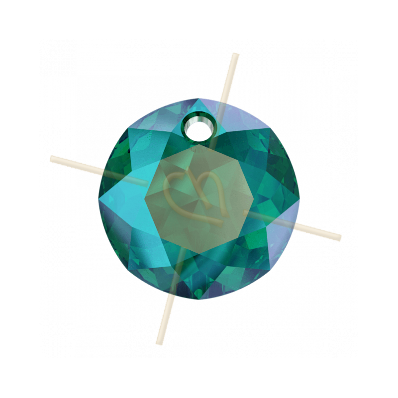 Swarovski pendant 6430 8mm Emerald Shimmer Swarovski pendant 6430 8mm Emerald Shimmer