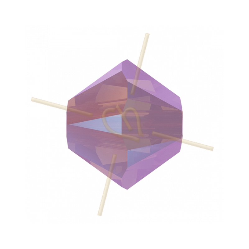 Swarovski 5328 tolletje 4mm Rose Water Opal Shimmer2X