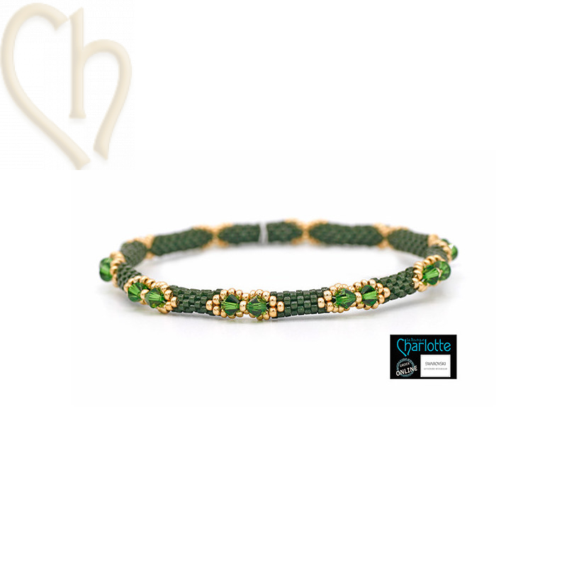 Kit Bangle armband Frosted Green