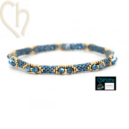 Kit Bangle Bracelet Blue Blue Shiner