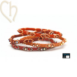 Kit Bangle armband Red Shadow