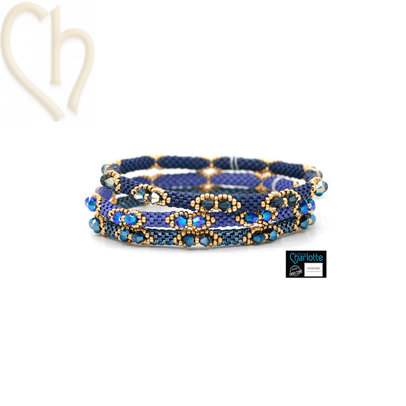 Trio Kit Bangle armband 3 kleuren BlueBerry Hill