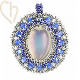 Pendentif Camille Bleu