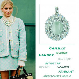 Pendant Camille Turquoise Groen