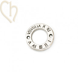 rondel 12mm avec inscription et 2 trous