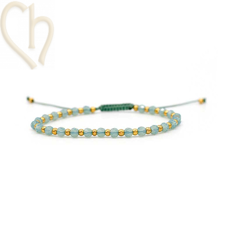 Kit bracelet steel and Crystal Swarovski Pacific Opal