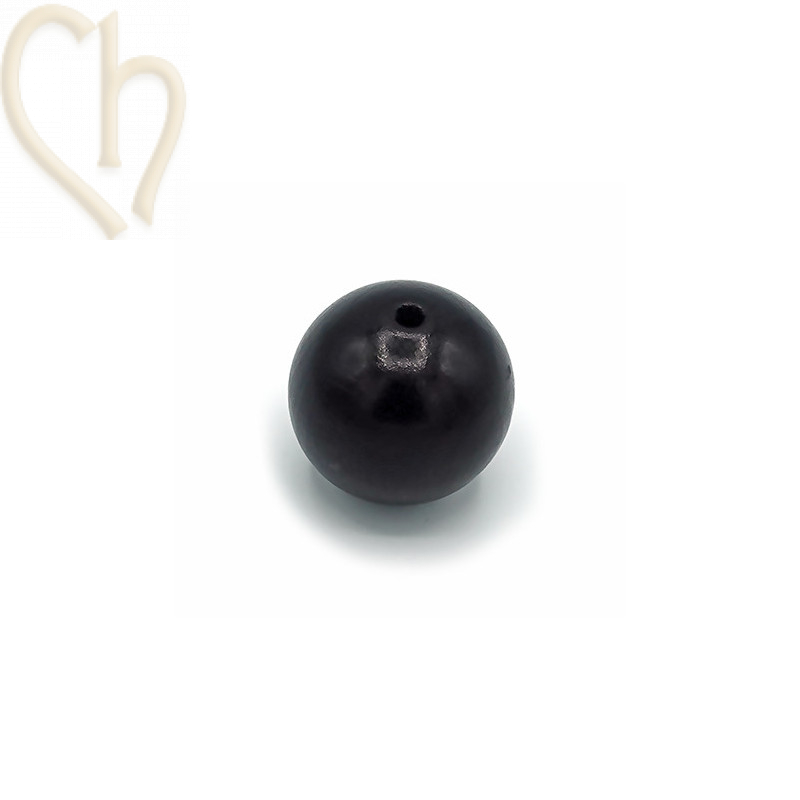 Wood ball 30mm Black